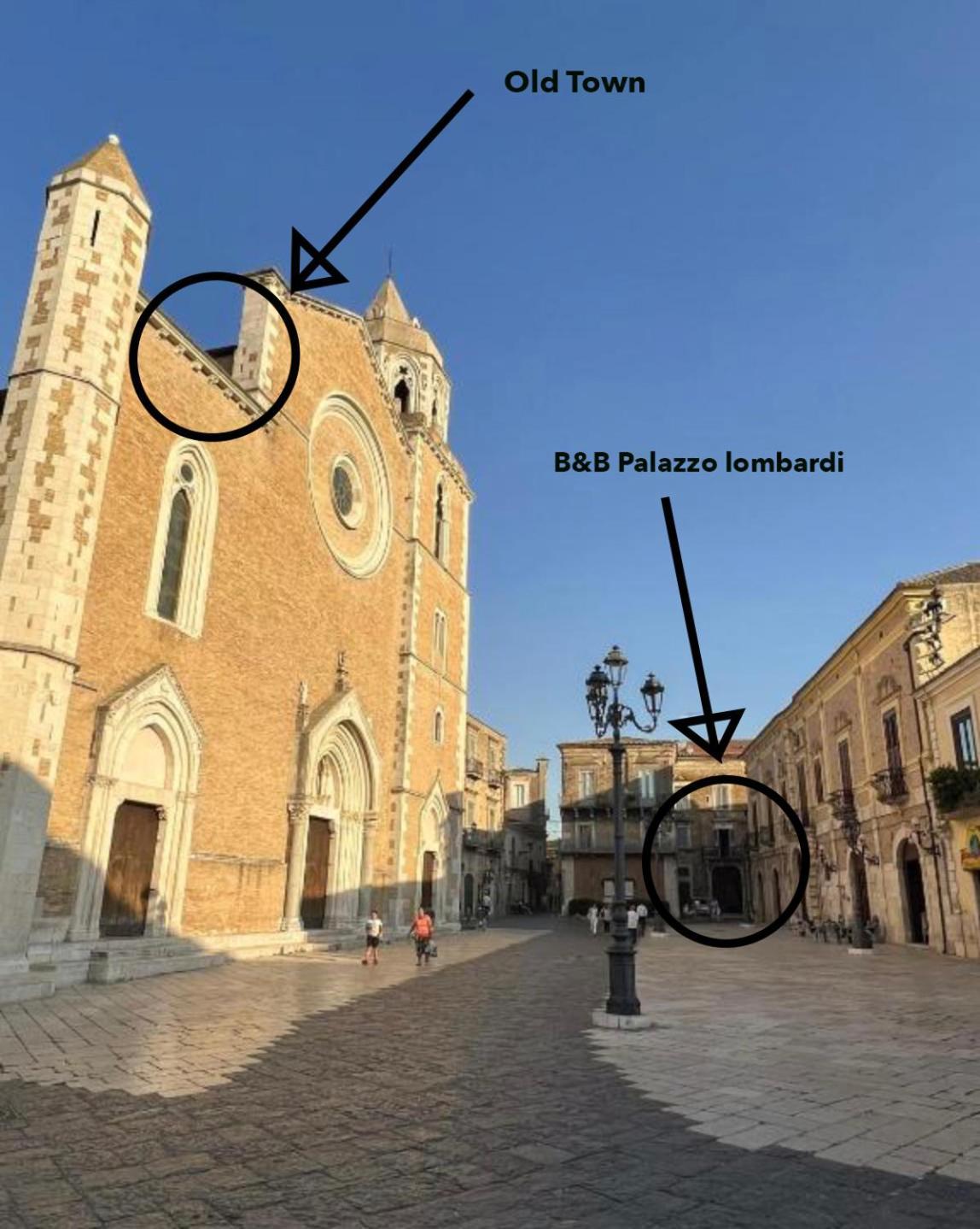 B&B Palazzo Lombardi Lucera Exteriör bild